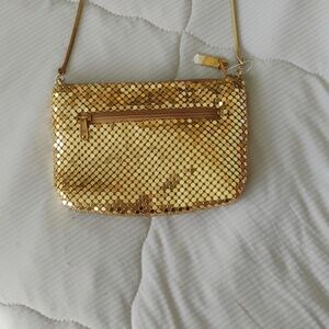 Nwt Small Metallic Mesh Evening Bag